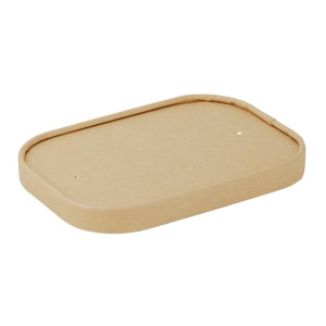 Couvercles Papier pour Barquettes Rectangulaires - Lot de 300 - Fiesta