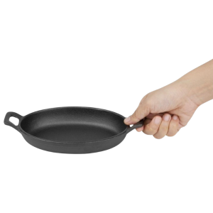 Οβάλ Μαντεμένιο Πιάτο με Χειρολαβές - 180 x 120 mm