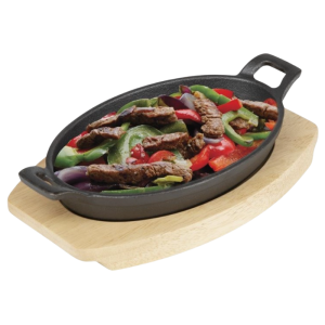 Πλάκα για Οβάλ Πιάτο από Χυτοσίδηρο - 230x135 mm
