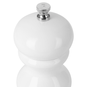 White Wood Salt or Pepper Mill - 125 mm