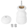 White Wood Salt or Pepper Mill - 125 mm