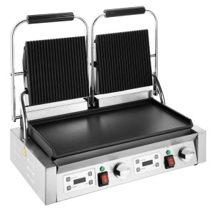Grill Panini Double - Λείες και Ραβδωτές Πλάκες - Buffalo