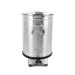 Κάδος Απορριμμάτων Inox με Πεντάλ - 100 L - Dynasteel