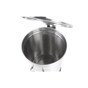 Κάδος Απορριμμάτων Inox με Πεντάλ - 100 L - Dynasteel