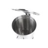 Κάδος Απορριμμάτων Inox με Πεντάλ - 100 L - Dynasteel