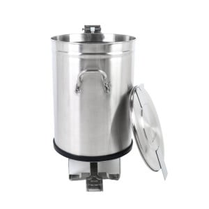 Κάδος Απορριμμάτων Inox με Πεντάλ - 100 L - Dynasteel