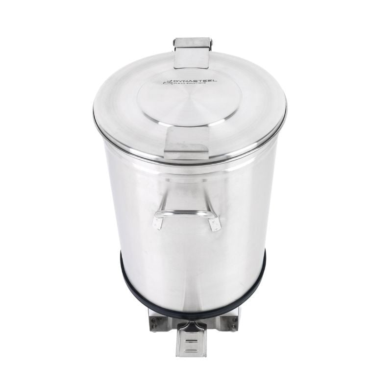 Κάδος Απορριμμάτων Inox με Πεντάλ - 100 L - Dynasteel