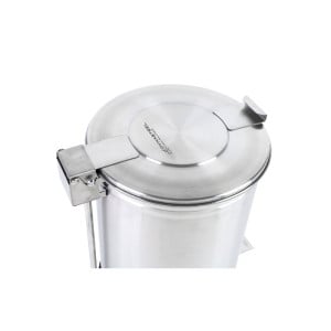 Κάδος Απορριμμάτων Inox με Πεντάλ - 100 L - Dynasteel