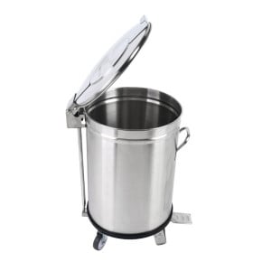 Κάδος Απορριμμάτων Inox με Πεντάλ - 100 L - Dynasteel