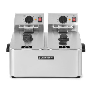 Επαγγελματική Φριτέζα 2 x 4 L - Dynasteel