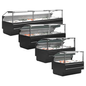 Premium Fresh Fish Service Display - 320 W