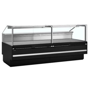 Μαύρη Ψυγείο Βιτρίνα Σούπερ Μάρκετ - 627 L - TEFCOLD