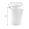Seau 12L Bec Verseur Inox Blanc - Gilac