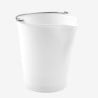 Seau 12L Bec Verseur Inox Blanc - Gilac