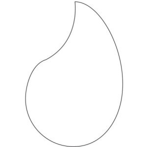 Découpoir Virgule en Polymère - 90 x 58 mm - Matfer