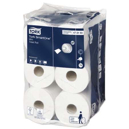White Tork SmartOne Toilet Paper - Pack of 12