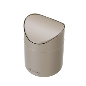 Κάδος Απορριμμάτων Τραπεζιού με Ανακλινόμενο Καπάκι - Μπεζ - HENDI