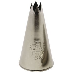 Douille Cannelée Inox - D7 Dents - ⌀ 11 mm - Lot de 2 - Matfer