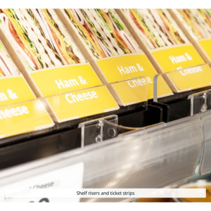 Ανοιχτή Χαμηλή Ψυγείο Βιτρίνα Σούπερ Μάρκετ - Μαύρο - 360 L