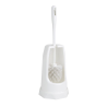 Brosse Ronde et Support WC - Blanc - Jantex