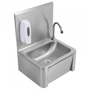 Stainless Steel Knee-Operated Hand Wash - Dynasteel