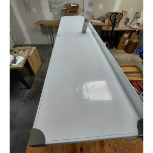 Ράφι Τοίχου από Ανοξείδωτο Ατσάλι - Μ 1500 x Π 300 mm - Dynasteel