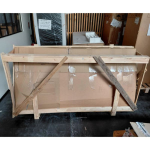 Hotte Snack Complète 900 - Μήκος 1600 - Κινητήρας, Led και Ρυθμιστής - Dynasteel