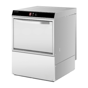 Επαγγελματικό Πλυντήριο Πιάτων με Δοσομετρητή Υγρού Ξεπλύματος και Απορρυπαντικού και Αντλία Αποστράγγισης - 50 x 50 εκ. - Dynas