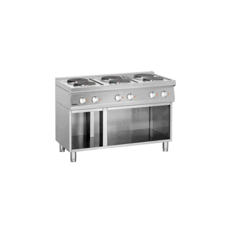Six-plate stove with base Series 700