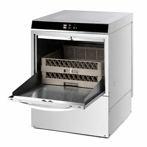 Επαγγελματικό Πλυντήριο Πιάτων με Δοσομετρητή Υγρού Ξεπλύματος και Απορρυπαντικού και Αντλία Αποστράγγισης - 50 x 50 cm - Dynast