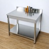 Dynasteel Stainless Steel Table: Depth 700 mm, Length 800 mm