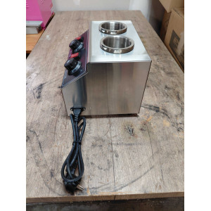 Chauffe Chocolat Double Dynasteel - Idéal pour Professionnels de la Restauration