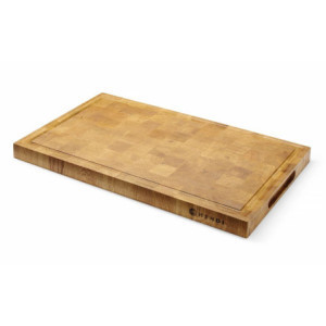 End Grain Wood Presentation Board - 325 x 267 mm - HENDI