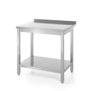 Επιτοίχιο Τραπέζι Profi Line με Ράφι - Π 800 x Β 600 mm - HENDI