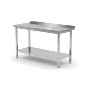 Επιτοίχιο Τραπέζι Profi Line με Ράφι - Μ 1000 x Π 600 mm - HENDI