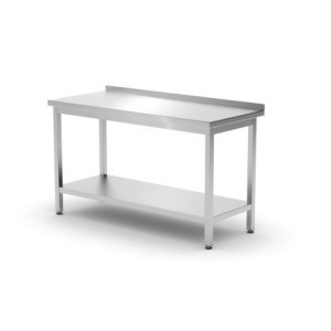 Επιτοίχιο Τραπέζι Profi Line με Ράφι - Μ 1400 x Π 600 mm - HENDI