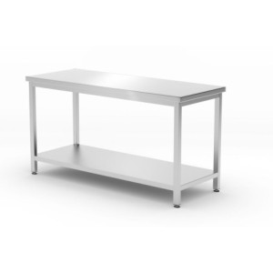 Κεντρικός Πίνακας Profi Line με Ράφι - Μ 1600 x Π 600 mm - HENDI