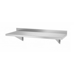 Étagère Murale avec 2 Supports - L 800 x 300 mm - HENDI
