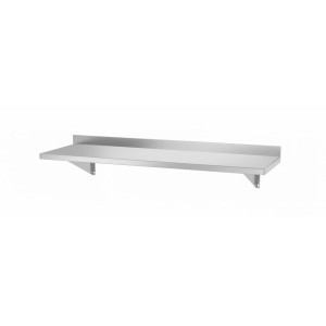 Ράφι Τοίχου με 2 Υποστηρίγματα - L 1000 x 300 mm - HENDI