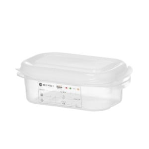 Bac GN 1/9 Transparent in PP - 0.6 L - HENDI