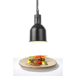 Ρυθμιζόμενη Μαύρη Κυλινδρική Θερμαντική Λάμπα - HENDI