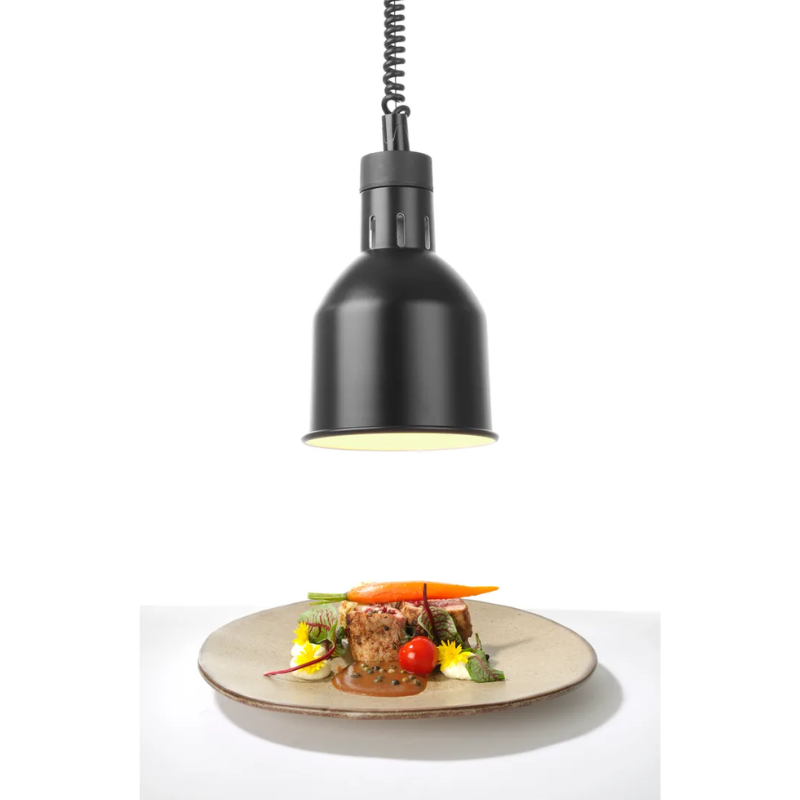 Ρυθμιζόμενη Μαύρη Κυλινδρική Θερμαντική Λάμπα - HENDI