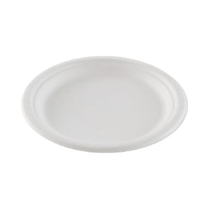 Assiette Ronde - Fibre Végétale - 230 x 20,6 mm - Lot de 50 - FourniResto