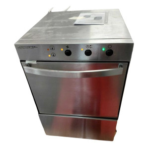 Επαγγελματικό Πλυντήριο Πιάτων με Δοσομετρητή Υγρού Ξεπλύματος και Απορρυπαντικού - 40 x 40 εκ. - Dynasteel