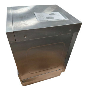 Professional Dishwasher with Rinse Aid and Detergent Dispenser - 40 x 40 cm - Dynasteel