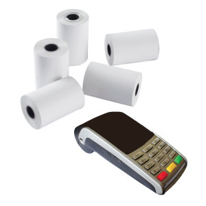 Thermal Paper Roll for POS Credit Cards - 57 x 60 mm - Pack of 10