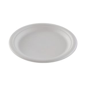 Στρογγυλά Πιάτα από Bagasse - 26,1 εκ. - Σετ 50 - FourniResto
