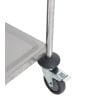 Stainless Steel Trolley with 2 Shelves - Refurbished