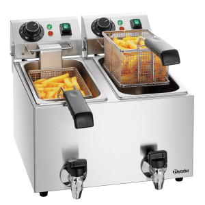 Friteuse Snack II Plus - 2 x 4 L Ανακατασκευασμένη