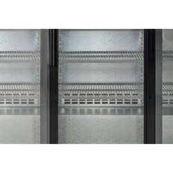 Refrigerated Back Bar 320 L 3 Sliding Glass Doors